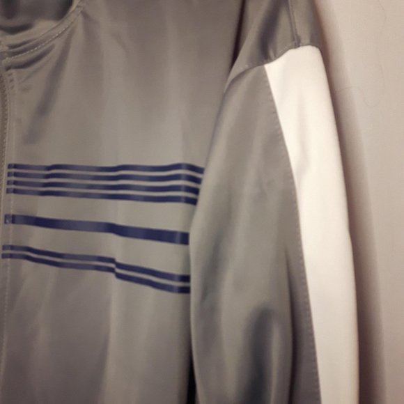 💥3/$25💥 Urban Depot Mens Athletic Zipper Jacket size XL Gray Navy Blue size XL - Picture 3 of 8